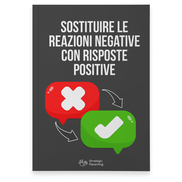 sostituire le reazioni negative con risposte positive,